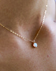 Opal Drop Necklace