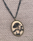 Victorian Figaro Rose Necklace