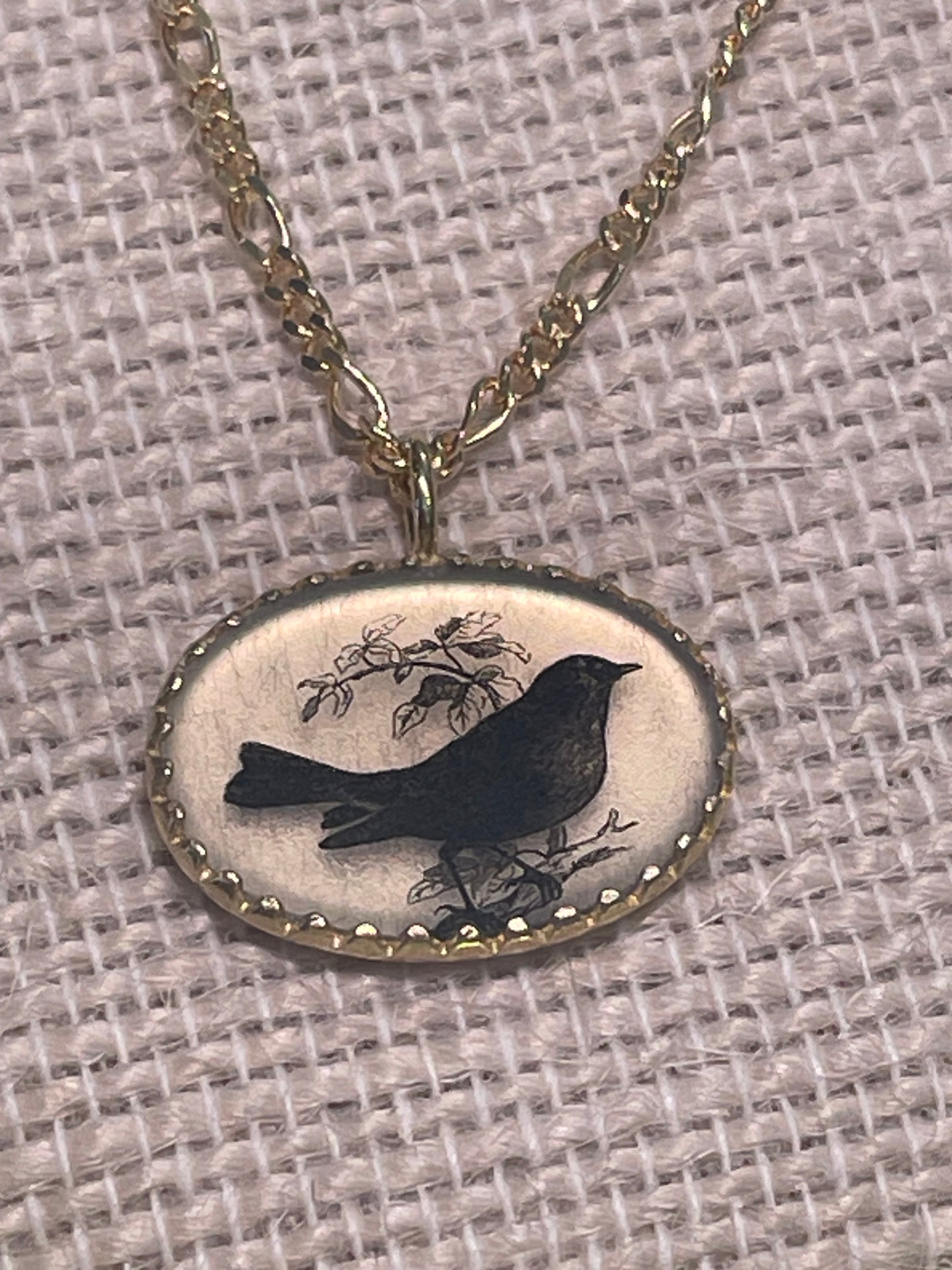 Victorian Figaro Songbird Necklace