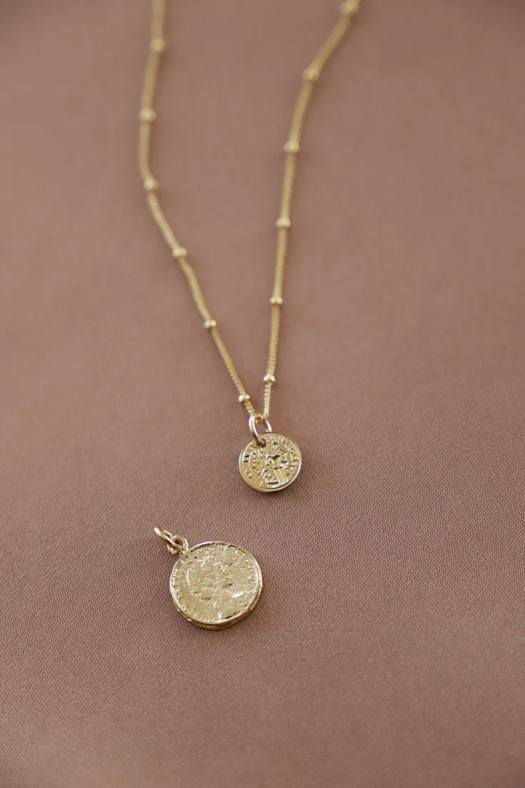 Coin Charm Necklace