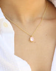 Selima Necklace | Rose Quartz