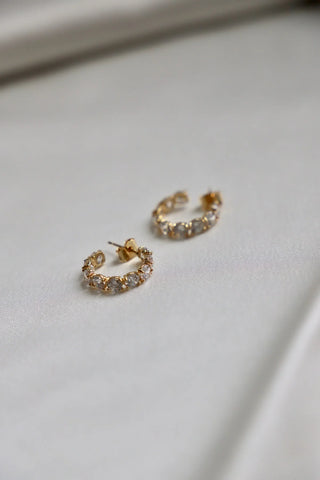 Stella Eternity Hoops Earrings Katie Waltman Jewelry   