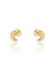 Moon Cartilage Flat Back Earring | Single