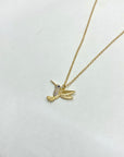 Tiny Hummingbird Necklace