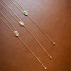 Hazel Lariat Necklace Necklaces Leeada Studio   