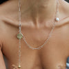 Cataleya Drop Pearl Necklace Necklaces Jacqueline Rose   