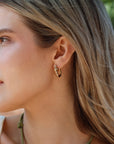 Karina Knot Hoops | Gold