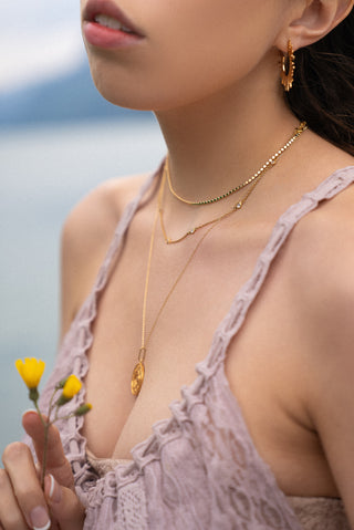 Sima Beaded Choker | Goldfill Necklaces P&K   