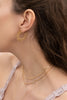 Sun Silhouette Hoops Earrings Katie Waltman Jewelry   