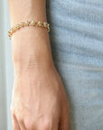 Chloe Chain Bracelet Bracelets Leeada Studio   