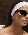 Olsen Convertible Hoops | Two Tone