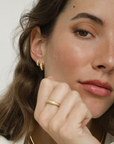 Grande Corey Pave Hoops | Gold