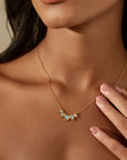 Awaken Intuition Petal Necklace | Labradorite
