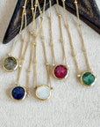 Comet Necklace | Lapis