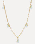 Dew Drop Necklace | Aqua Chalcedony
