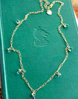 Dew Drop Necklace | Green Quartz