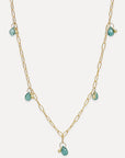 Dew Drop Necklace | Green Quartz