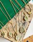 Comet Necklace | Prehnite