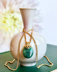 Mendhi Necklace | Emerald