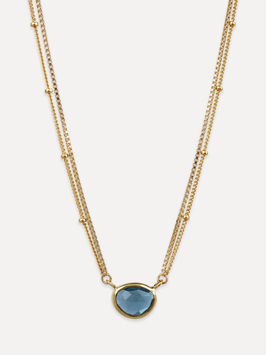 Tango Necklace | Blue Topaz