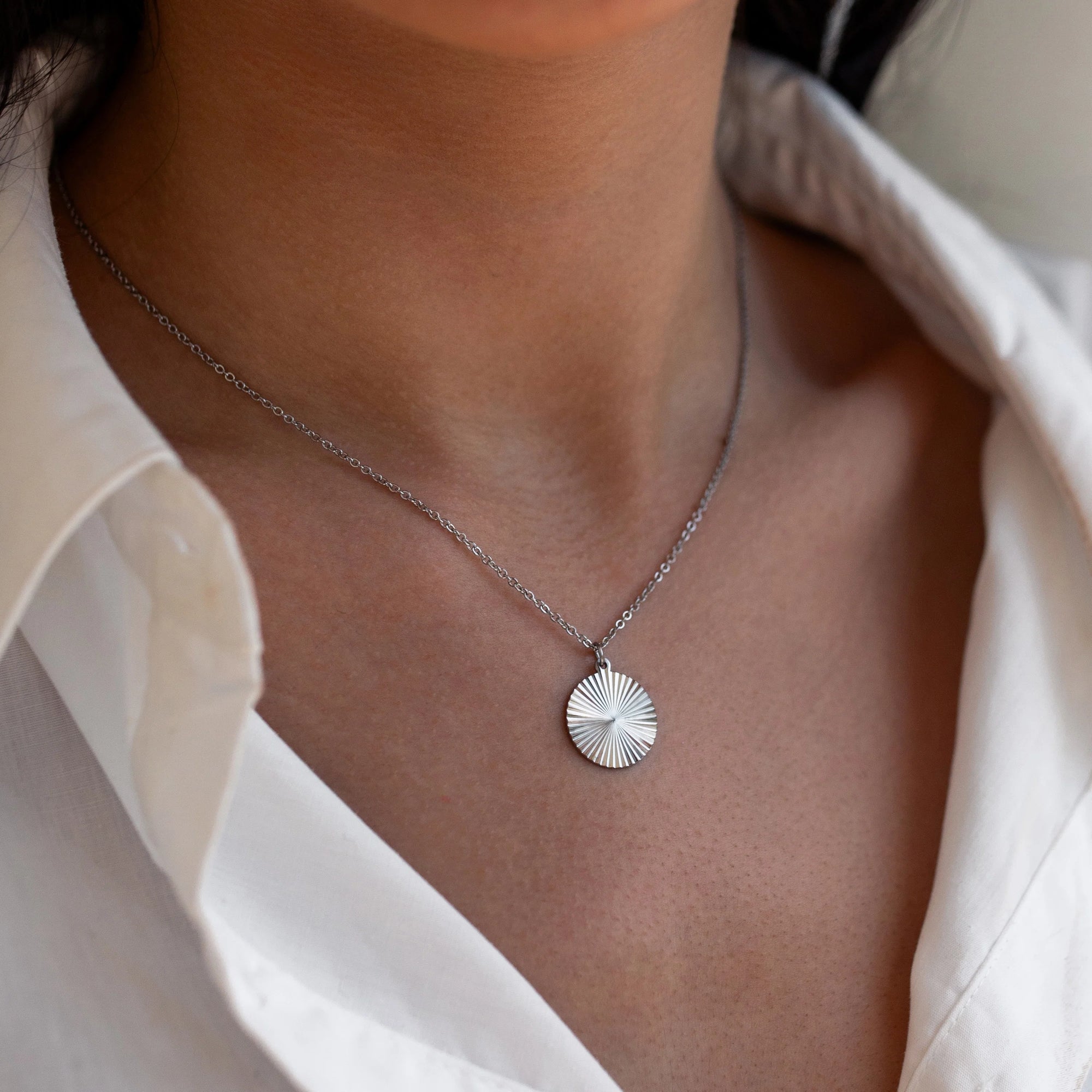 Chasing Sunset Necklace | Silver