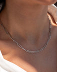 Everly Necklace | Silver