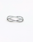 Pave Twist Ring