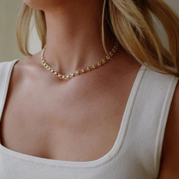 Chloe Chain Necklace Necklaces Leeada Studio   