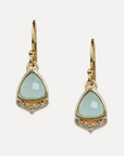 Chloe Earrings | Aqua Chalcedony