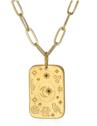 Mahjong Moon Talisman Necklace | Trust the Pivot
