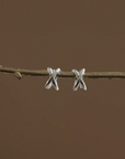 Axel Huggie Earrings | Silver
