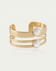 Alice Cuff Bracelet | Moonstone
