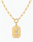 Carpe Diem Paperclip Necklace
