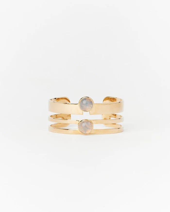 Alice Cuff Bracelet | Moonstone
