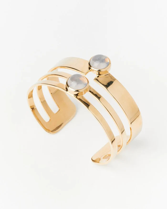 Alice Cuff Bracelet | Moonstone