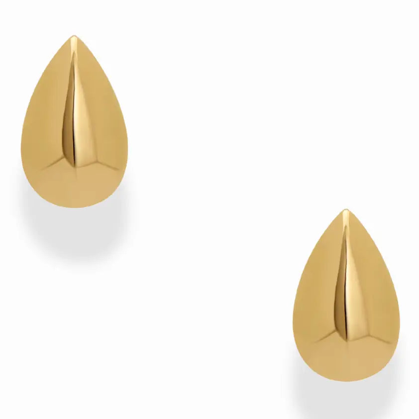 Uma Tear Drop Studs | Gold