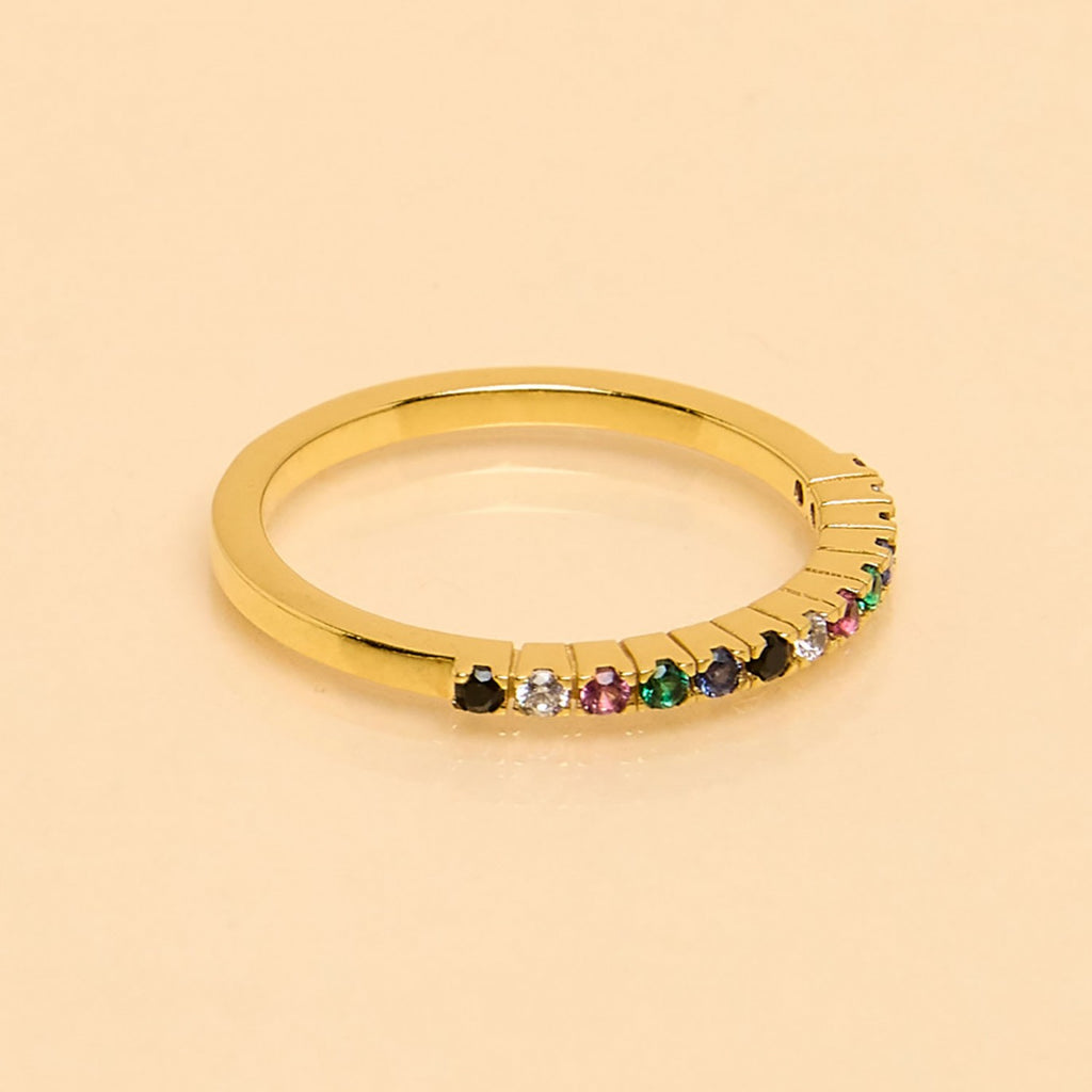 Stacking Band | Multiple Colors Rings Une A Une Multi 6 