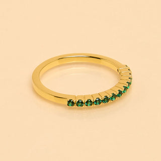 Stacking Band | Multiple Colors Rings Une A Une Green 6 