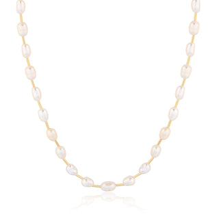 Talia Pearl Necklace Necklaces Mod + Jo   
