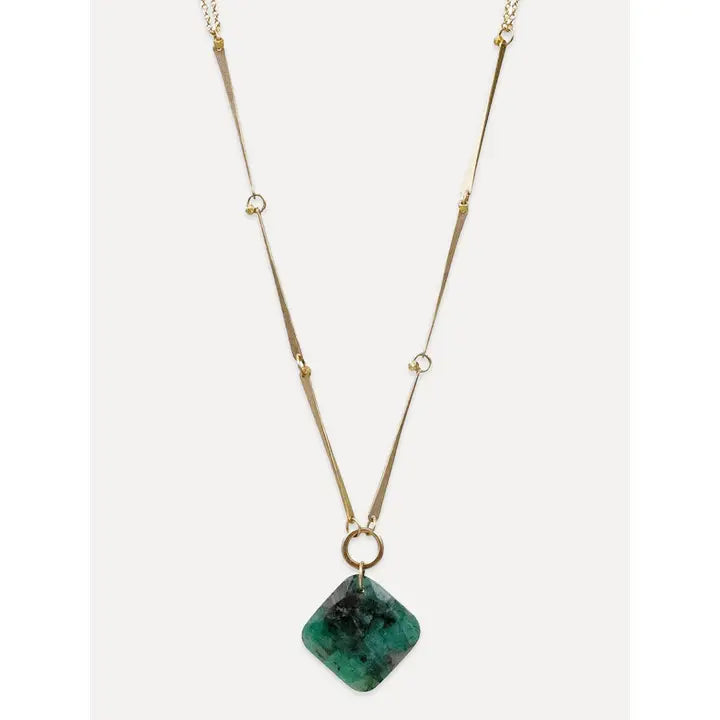 Vida Necklace | Emerald