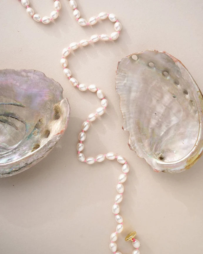 Cluster Pearl Necklace Necklaces Satomi Studio   