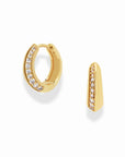 Grande Corey Pave Hoops | Gold