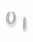 Grande Corey Pave Hoops | Silver