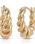 Flora Hoops | Gold