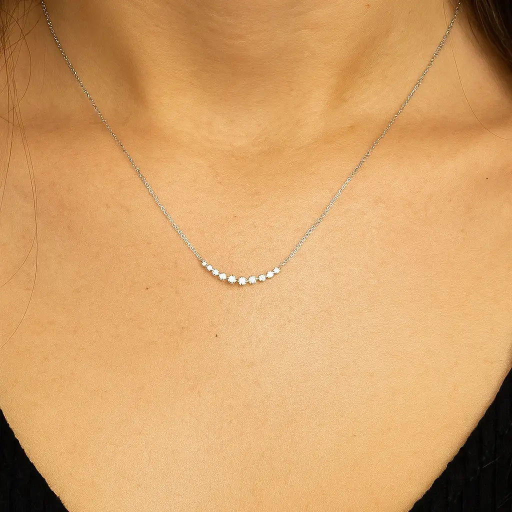 Imani Necklace | Silver