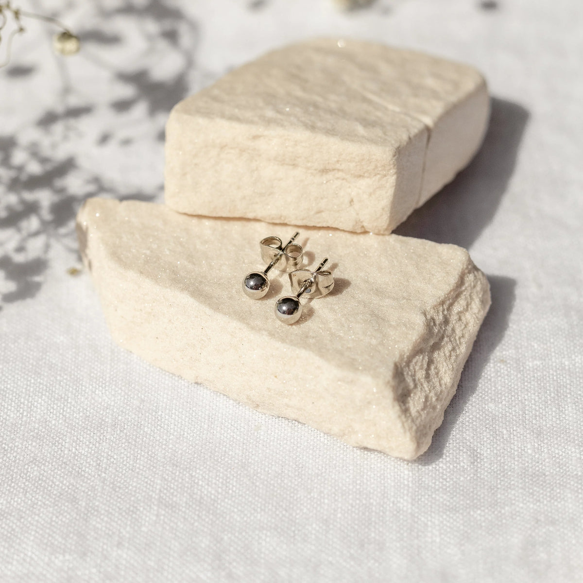 Staple Studs | Silver