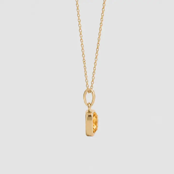 Deco Necklace | Citrine