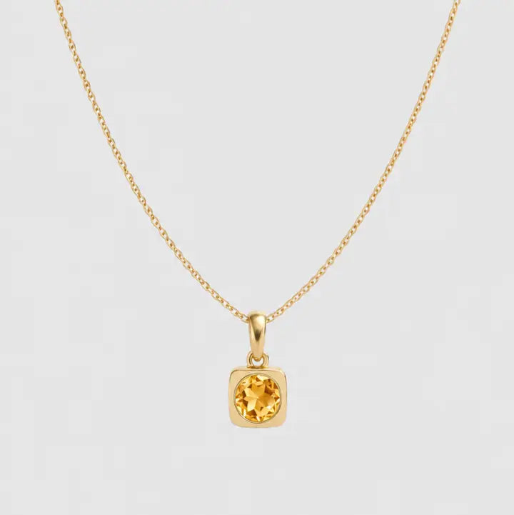 Deco Necklace | Citrine