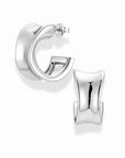 Zara Volume Hoops | Silver