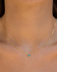 Star Stone Necklace | Aquamarine